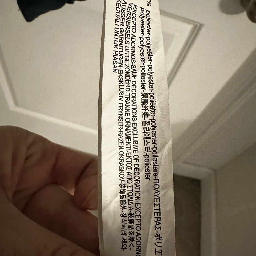 Zara Embroidered Dress.  Navy with real embroidery.  Excellent Condition - Picture 6 of 7